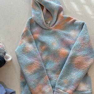 Athleta Girl Pastel Sherpa Hoodie